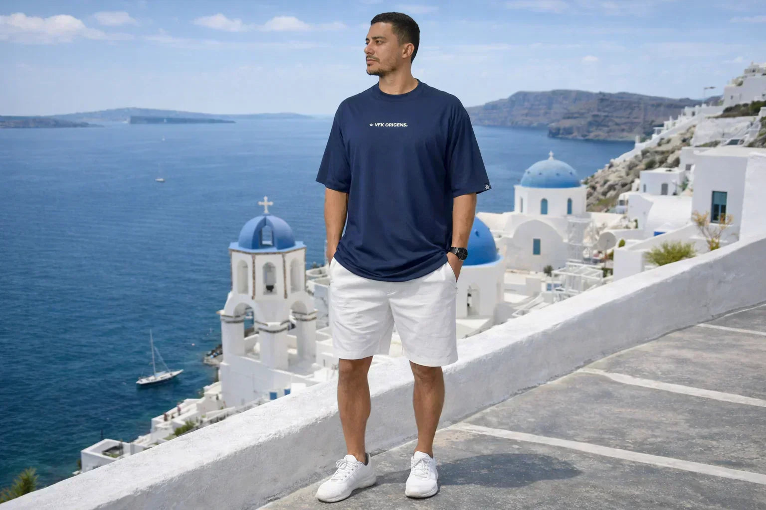 look camiseta oversized masculina