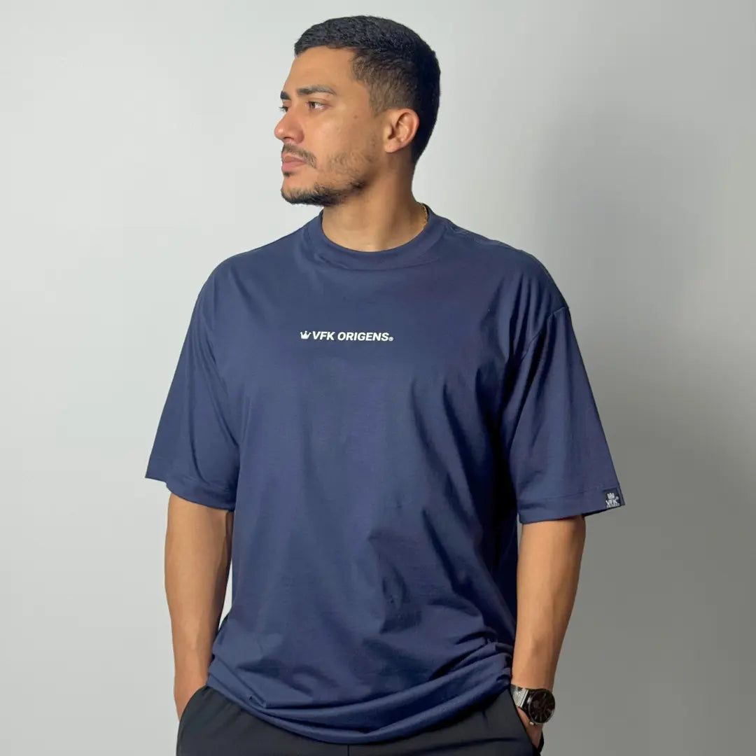 Camiseta Oversized Origins Royal Azul