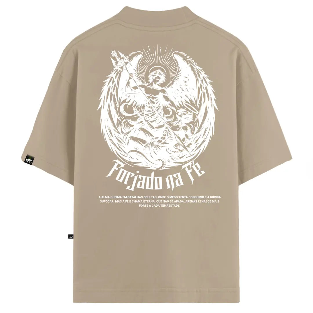 Camiseta Oversized Bege