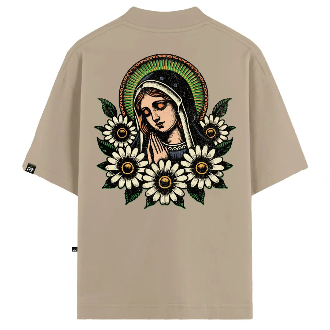 Camiseta Oversized Bege