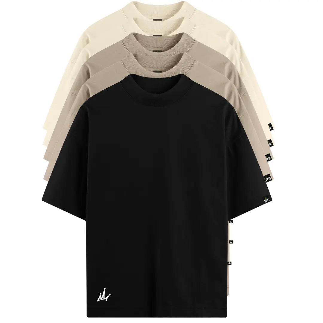 Kit com 5 Camisetas VFK Oversized