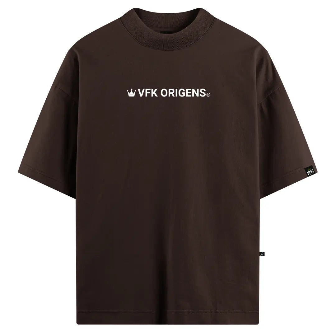 Camiseta Oversized Marrom