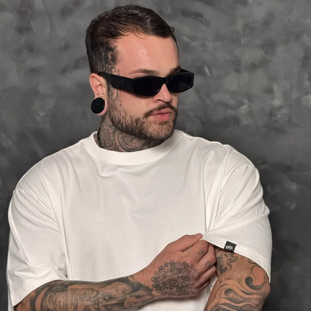 Camiseta Oversized Simple Off White