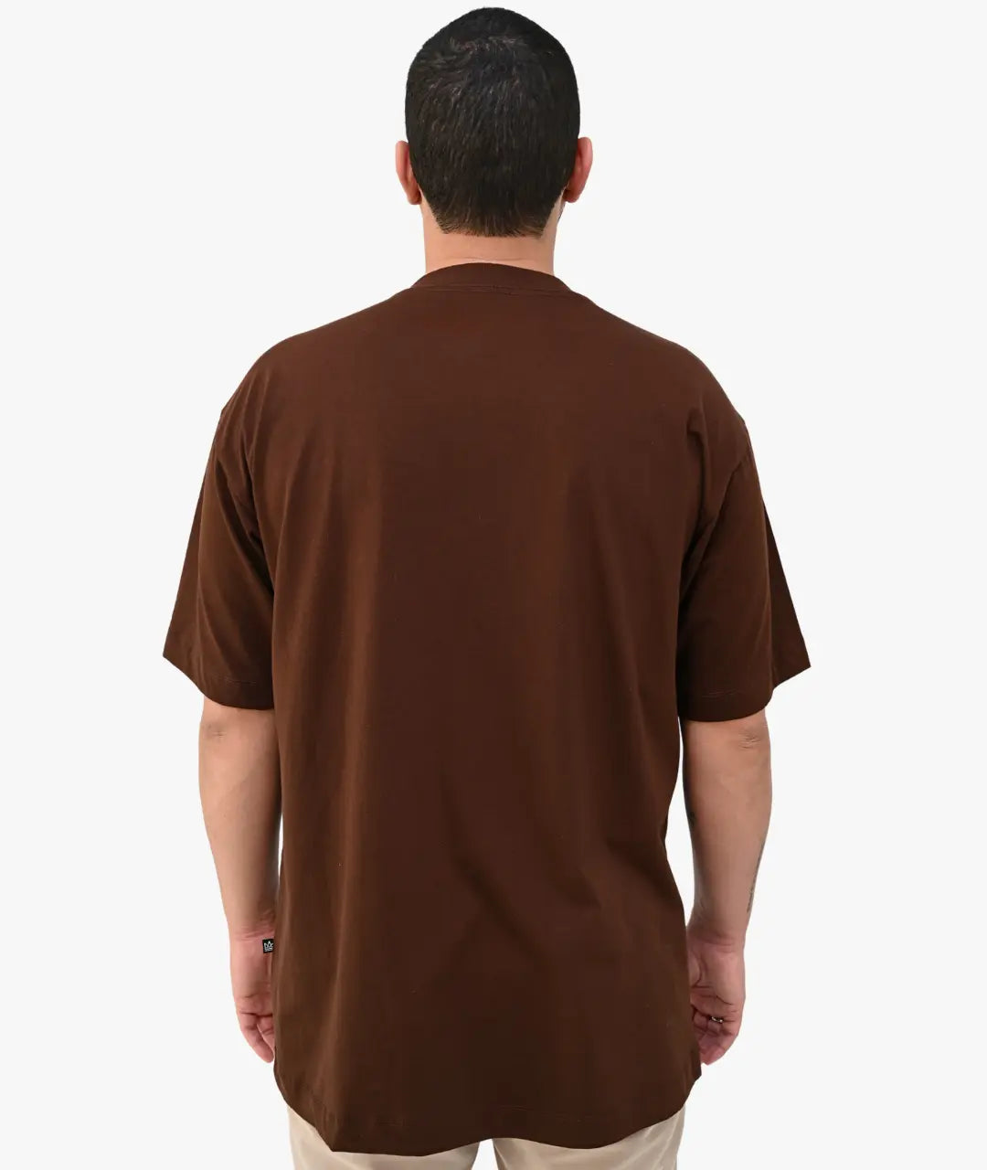 Camiseta Oversized Lisa Marrom