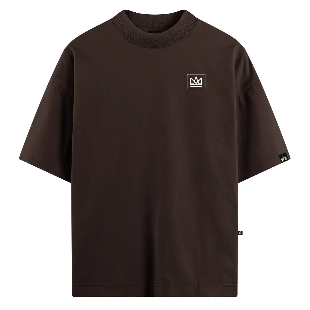 Camiseta Oversized Marrom