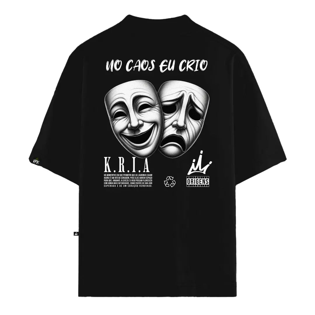 Camiseta Oversized Preto