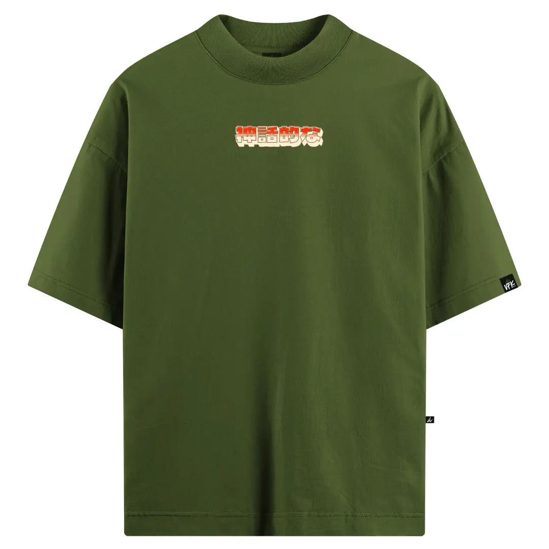 Camiseta Oversized Mythic Dragon Verde