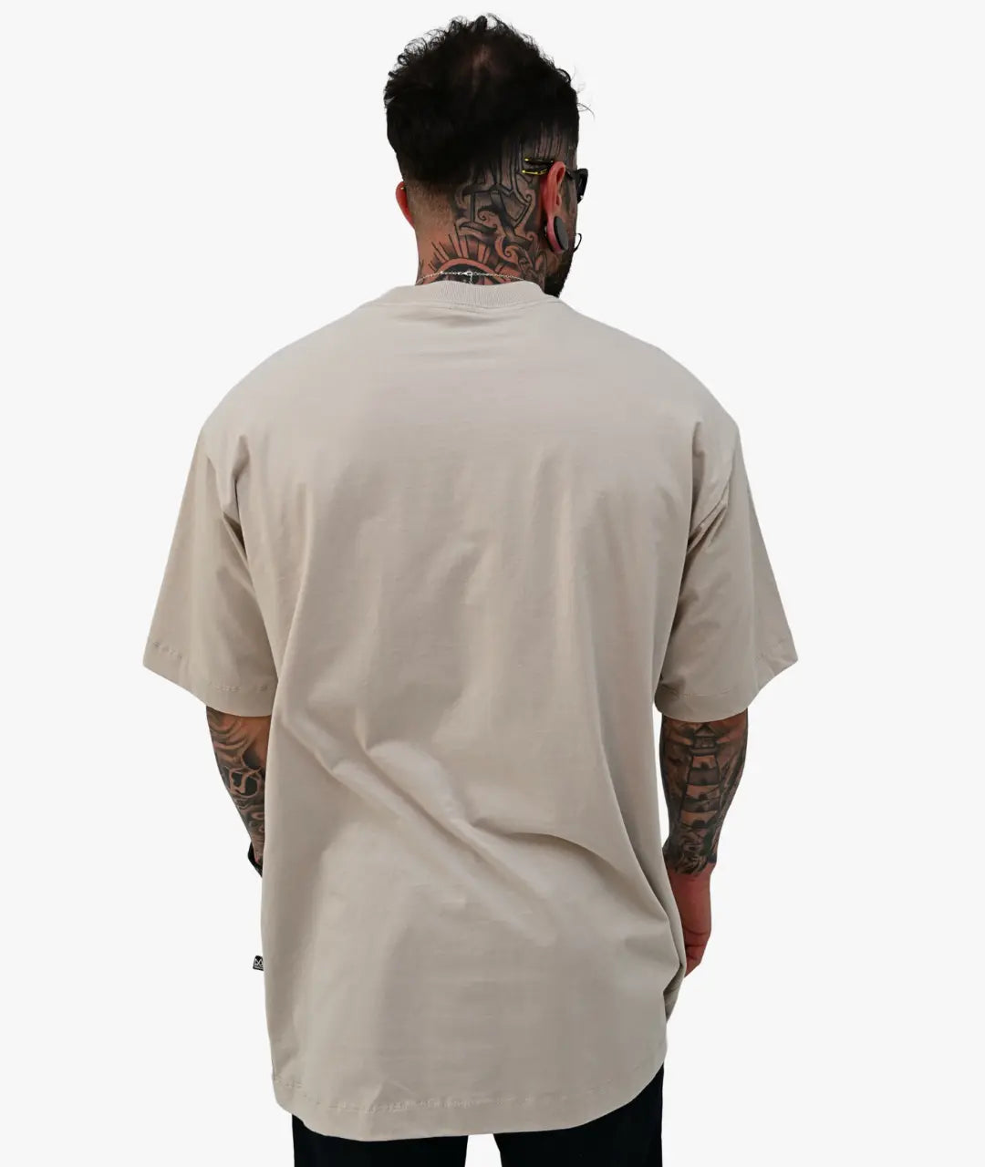 Camiseta Oversized Lisa Bege