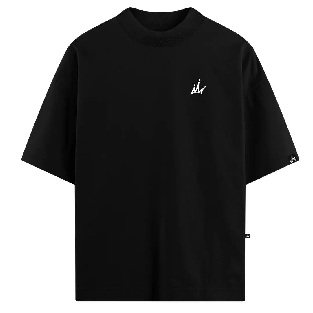 Camiseta Oversized King's Life Preto