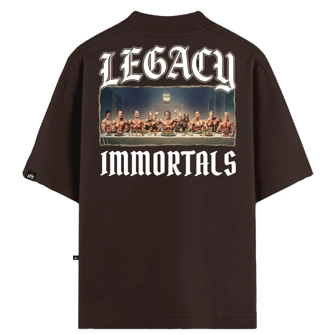 Camiseta Oversized Marrom