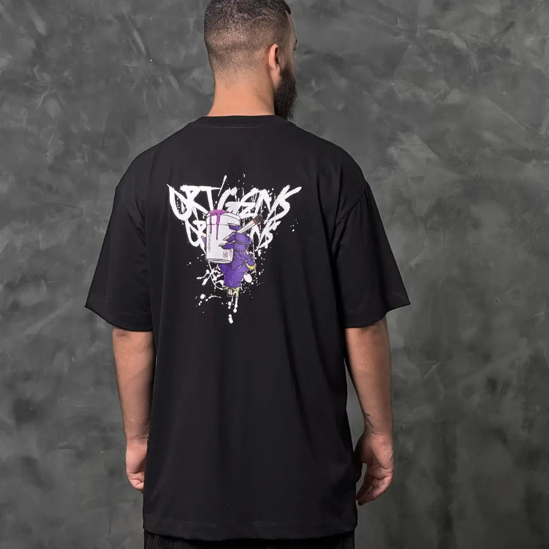 Camiseta Oversized Dose Urbana Preto