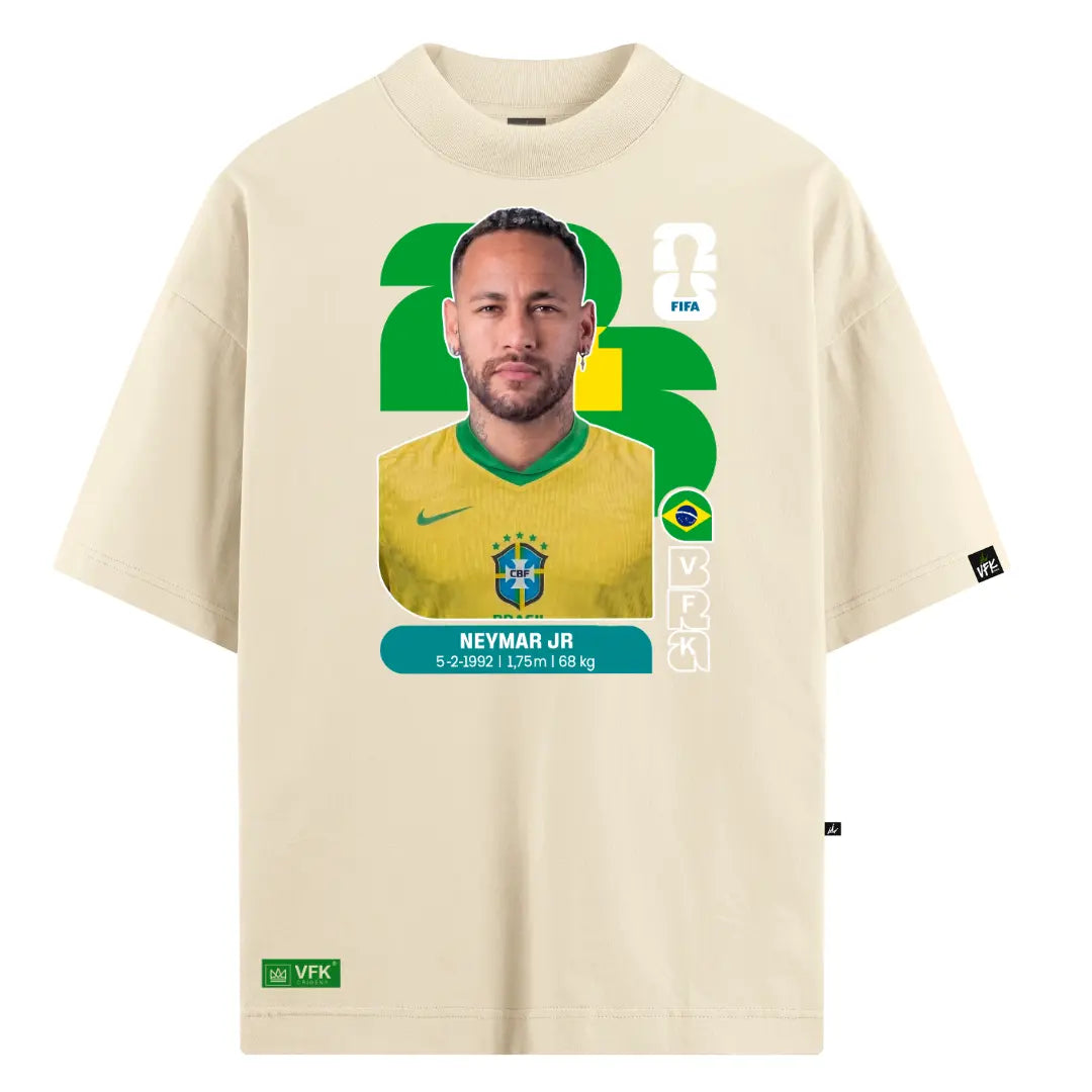 Camiseta Oversized VFK Card 10 Off White