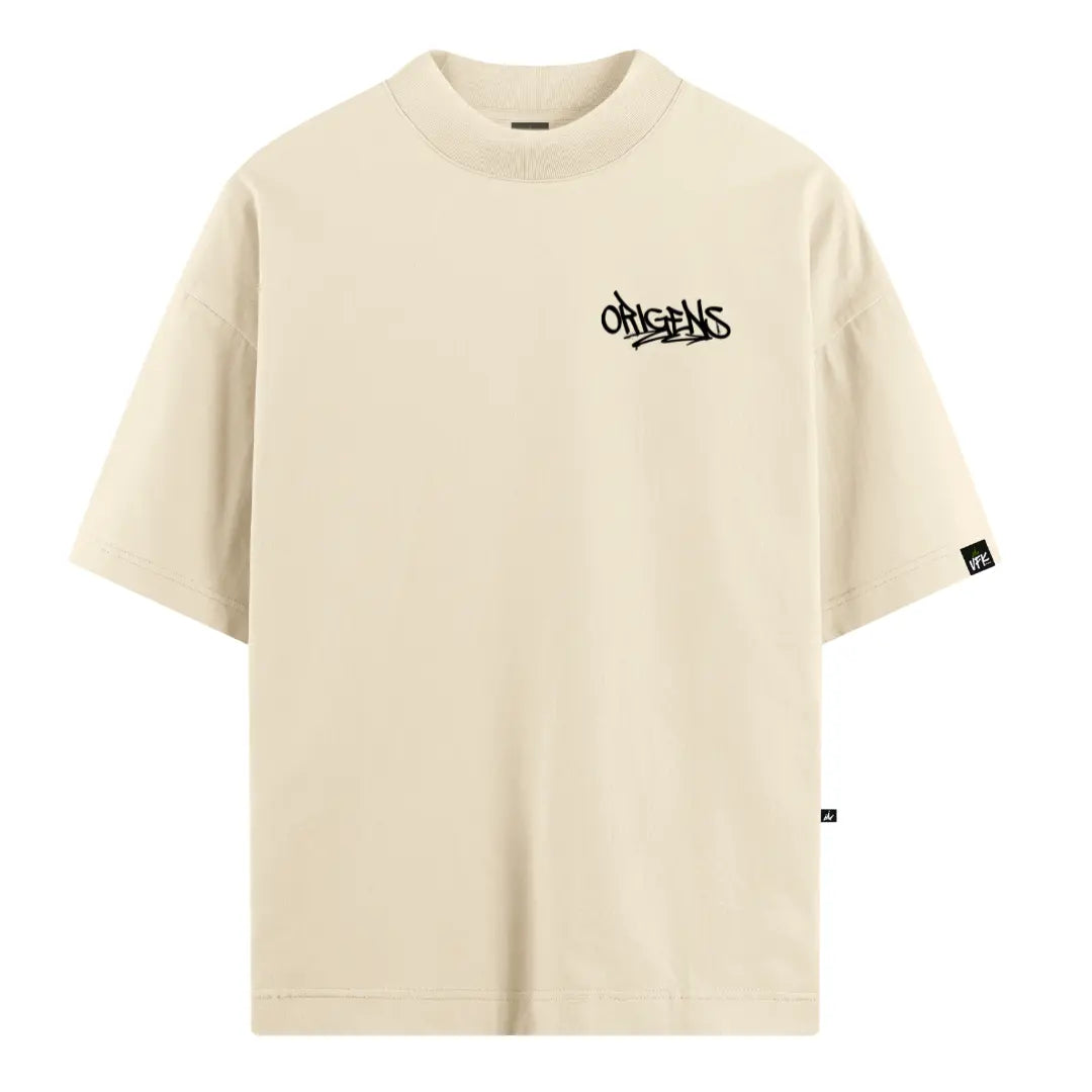 Confira, Camiseta Oversized Graffiti Left Off-White
