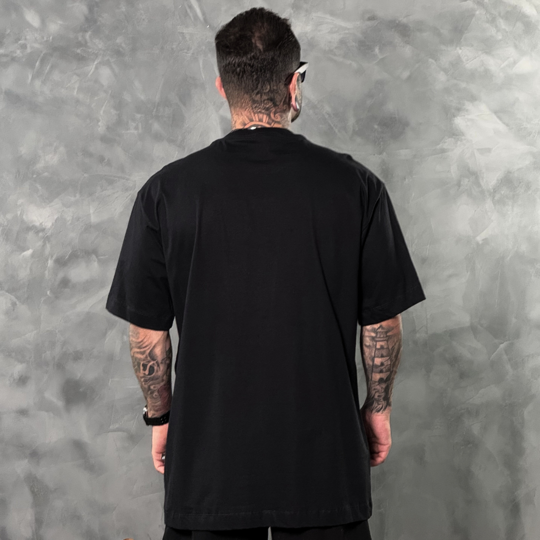 Kit com 6 Camisetas VFK Oversized Preto