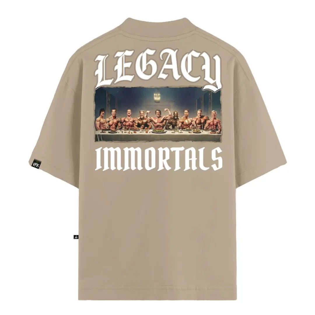 Camiseta Oversized Legacy Immortals Bege