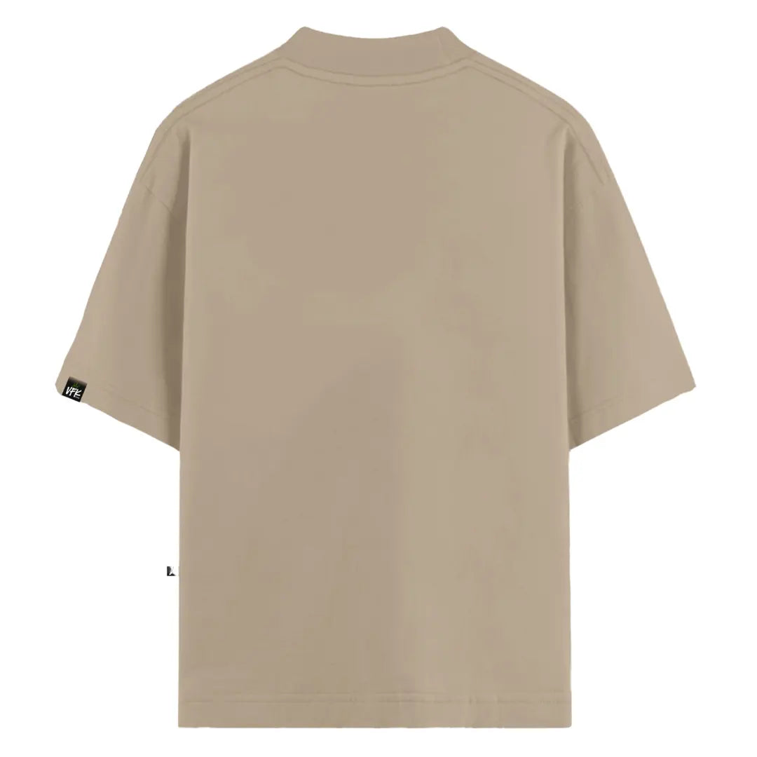 Camiseta Oversized Lisa Bege