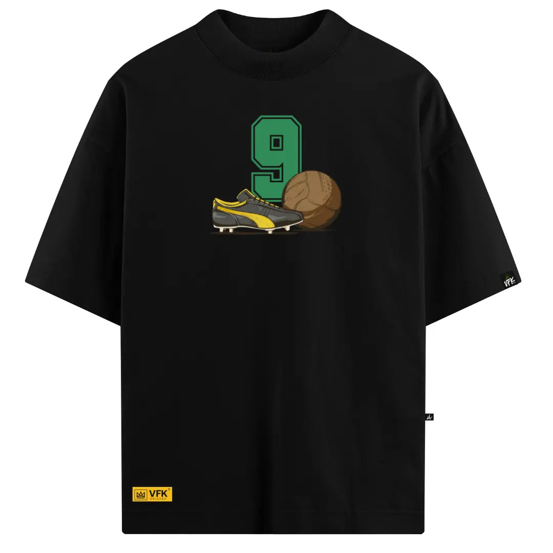 Camiseta Oversized VFK R9 Legacy Preta