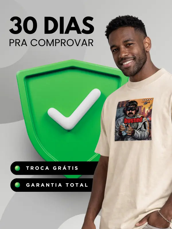 Camiseta Oversized Com Garantia
