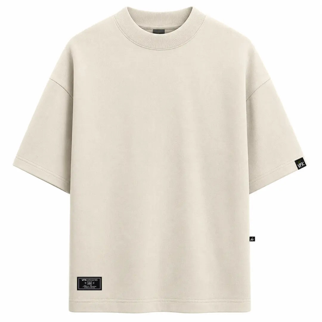 Camiseta Oversized Heavy VFK Origens Off White