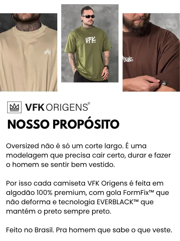 Camiseta Oversized VFK Origens