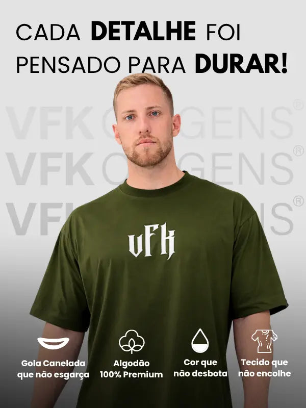 Camiseta Oversized para durar