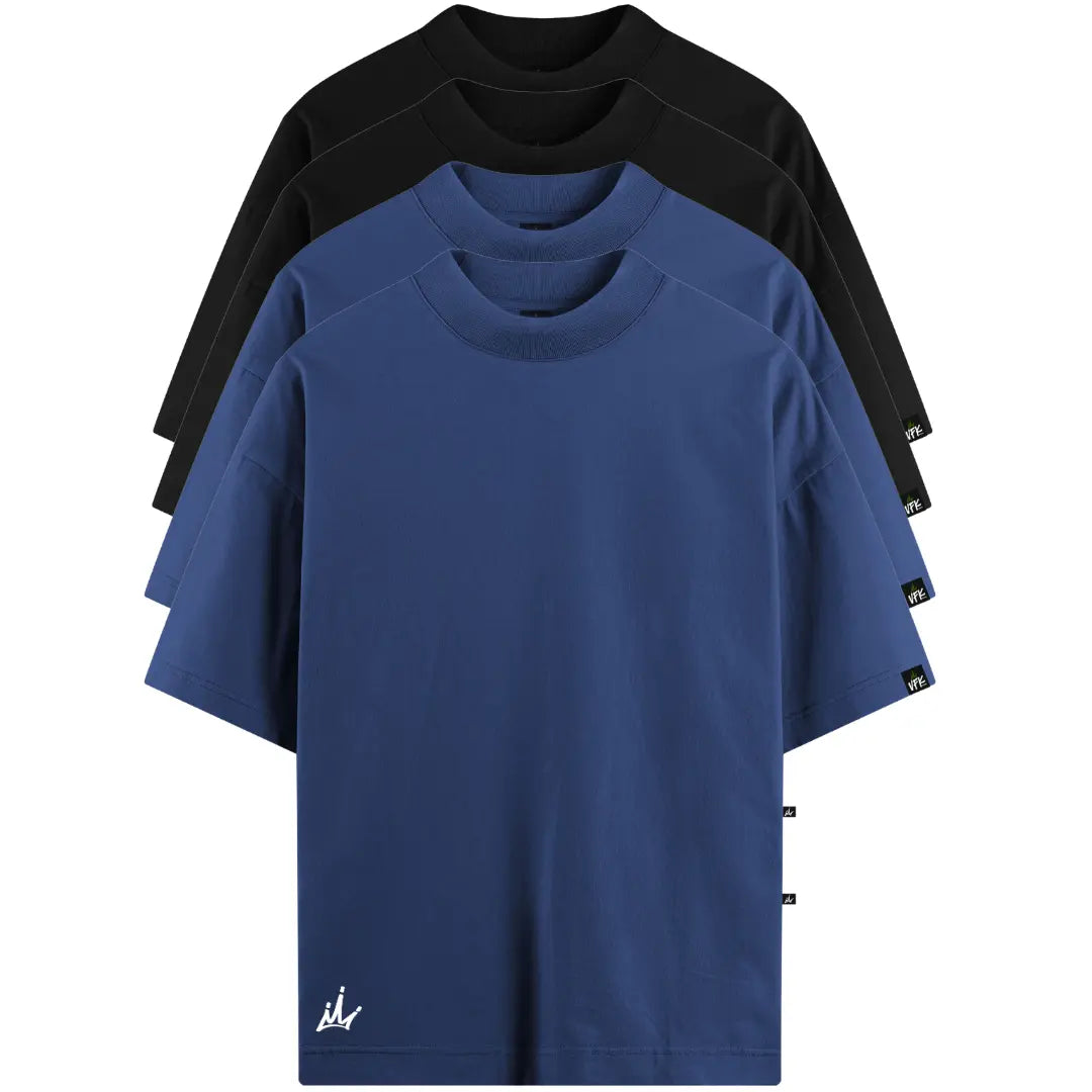 Kit com 4 Camisetas VFK Oversized