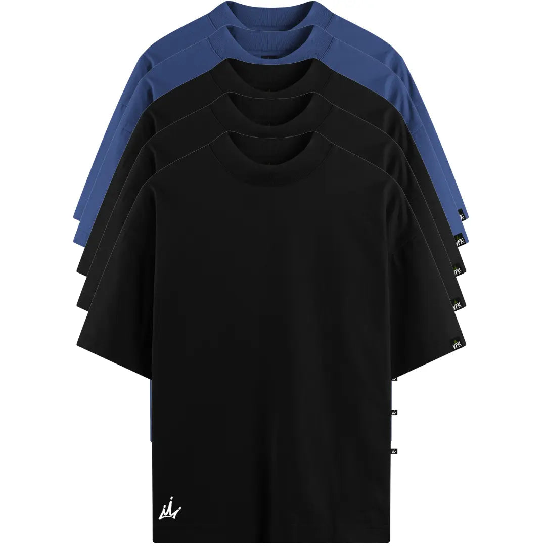 Kit com 5 Camisetas VFK Oversized
