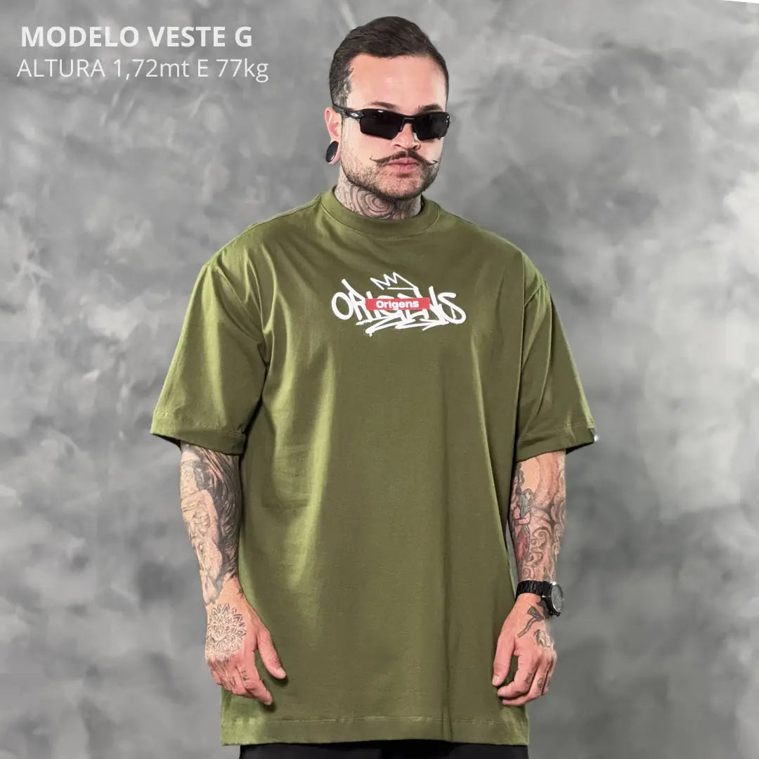 Camiseta Oversized Quebec Verde