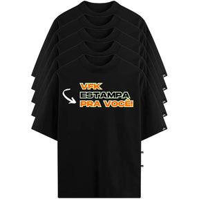 Kit 6 Camisetas Oversized Personalizadas