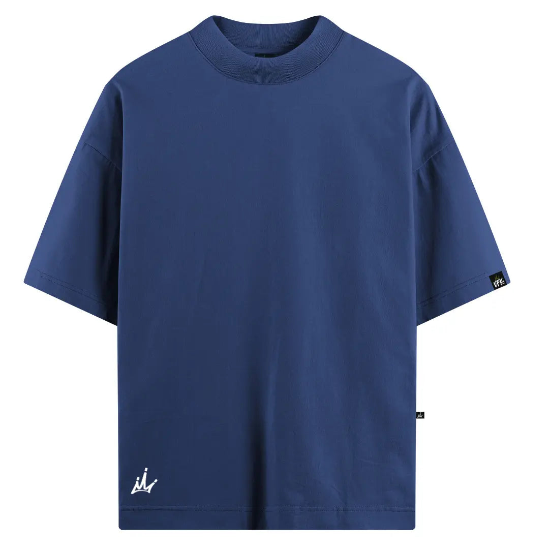 Camiseta Oversized Lisa Azul