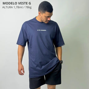 Camiseta Oversized Origins Royal Azul