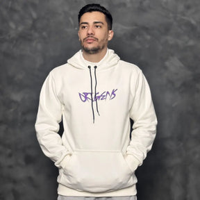 Moletom Confort Origens Canguru com Capuz Off White