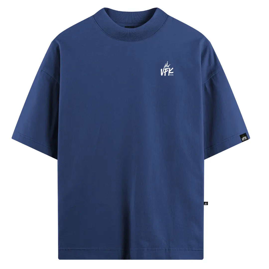Camiseta Oversized Simple Azul