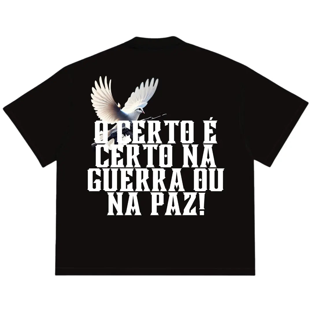 Camiseta Oversized Right for Right Preto REF. VFK116