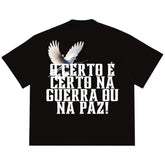 Camiseta Oversized Right for Right Preto REF. VFK116