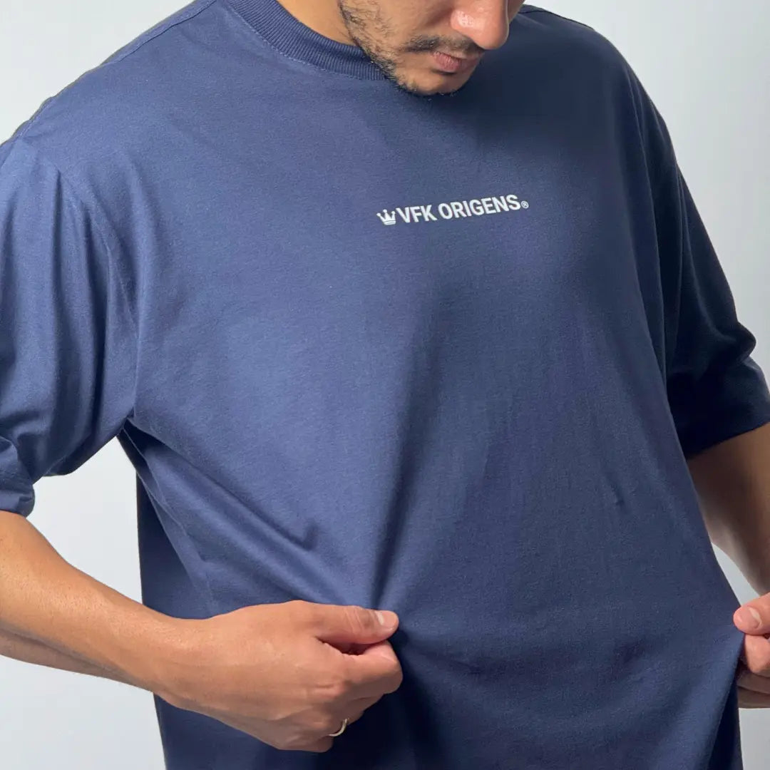 Camiseta Oversized Origins Royal Azul