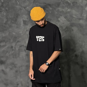 Camiseta Oversized Kria de Rua Preto REF. VFK134