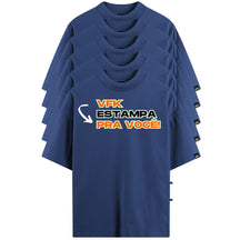 Kit Com 5 Camisetas Oversized Personalizadas