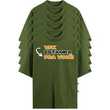 Kit Com 5 Camisetas Oversized Personalizadas