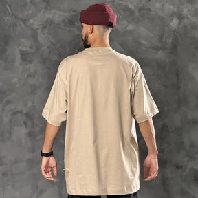 Camiseta Oversized Resistência Bege REF. VFK147