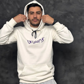 Moletom Confort Origens Canguru com Capuz Off White