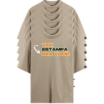 Kit Com 5 Camisetas Oversized Personalizadas