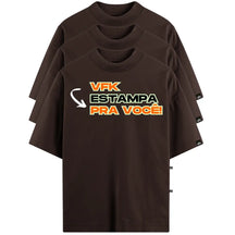 Kit Com 3 Camisetas Oversized Personalizadas