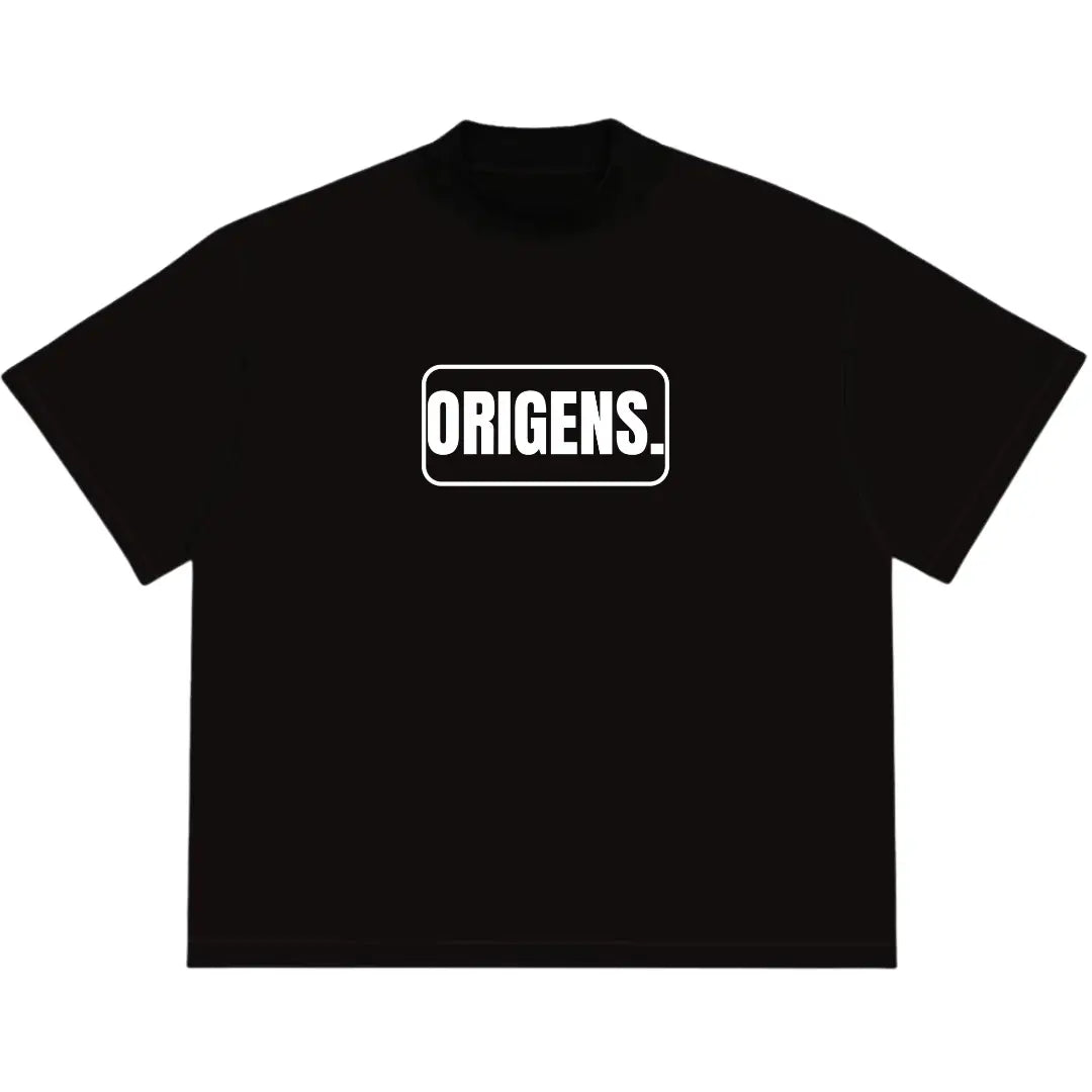 Camiseta Oversized Origens Preto REF. VFK121