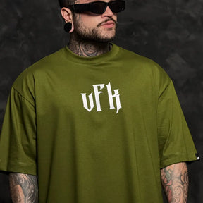 Camiseta Oversized VFK Label Verde