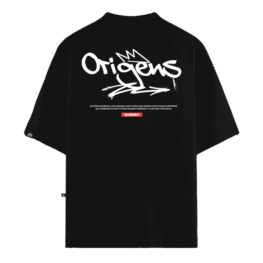 Camiseta Oversized Preto