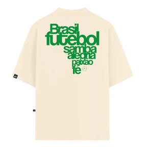 Camiseta Oversized VFK Alma Brasileira Off-White