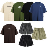 Kit Imortal 5 Camisetas Oversized VFK + 3 Shorts Performance