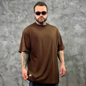 Camiseta Oversized Lisa Marrom