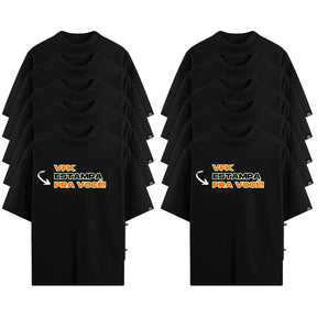 Kit 10 Camisetas Oversized Personalizadas VFK Origens